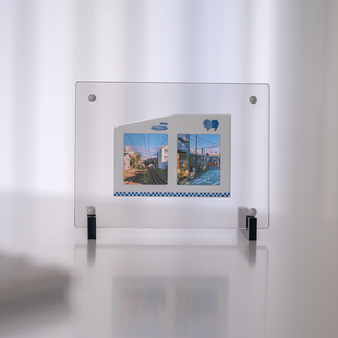 九日日九/【亚克力相框】光影片反转片相框/适用7.7*5.5cm卡