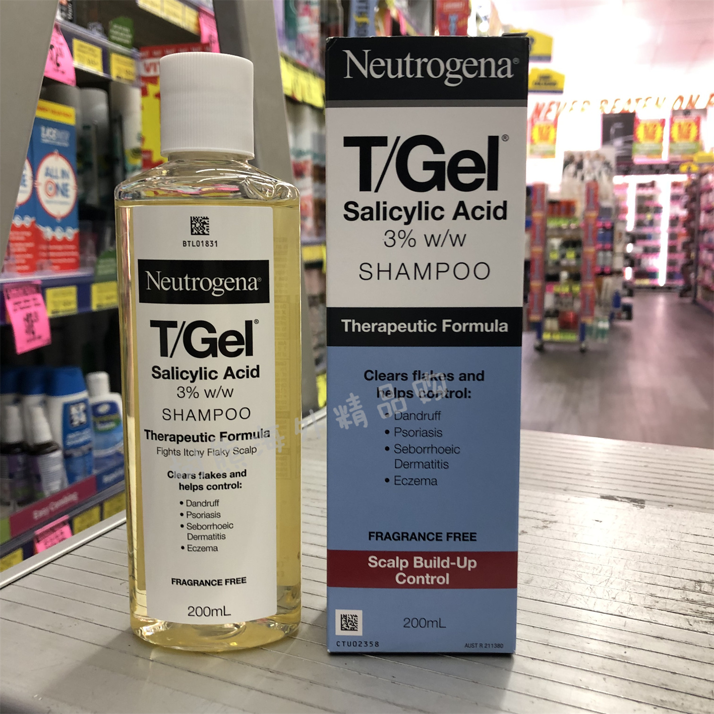 Neutrogena露得清tgel洗发水去屑