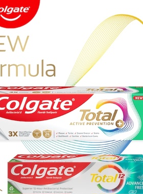 保税现货澳洲Colgate高露洁牙膏total12小时清新口气含氟牙膏