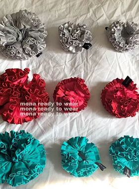 MONA张绮贤同款法式氛围感头花头饰发饰搭配简约高级感头绳大肠圈