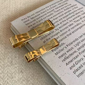 网红欧阳 高端发饰 重磅气质蝴蝶结刘海夹新款 Pra千金 rose同款