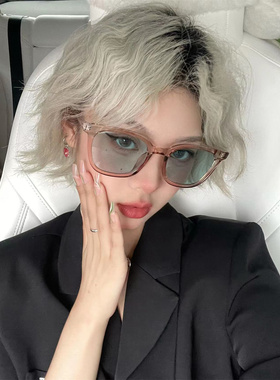 防晒太阳镜圆脸显瘦墨镜网红新色