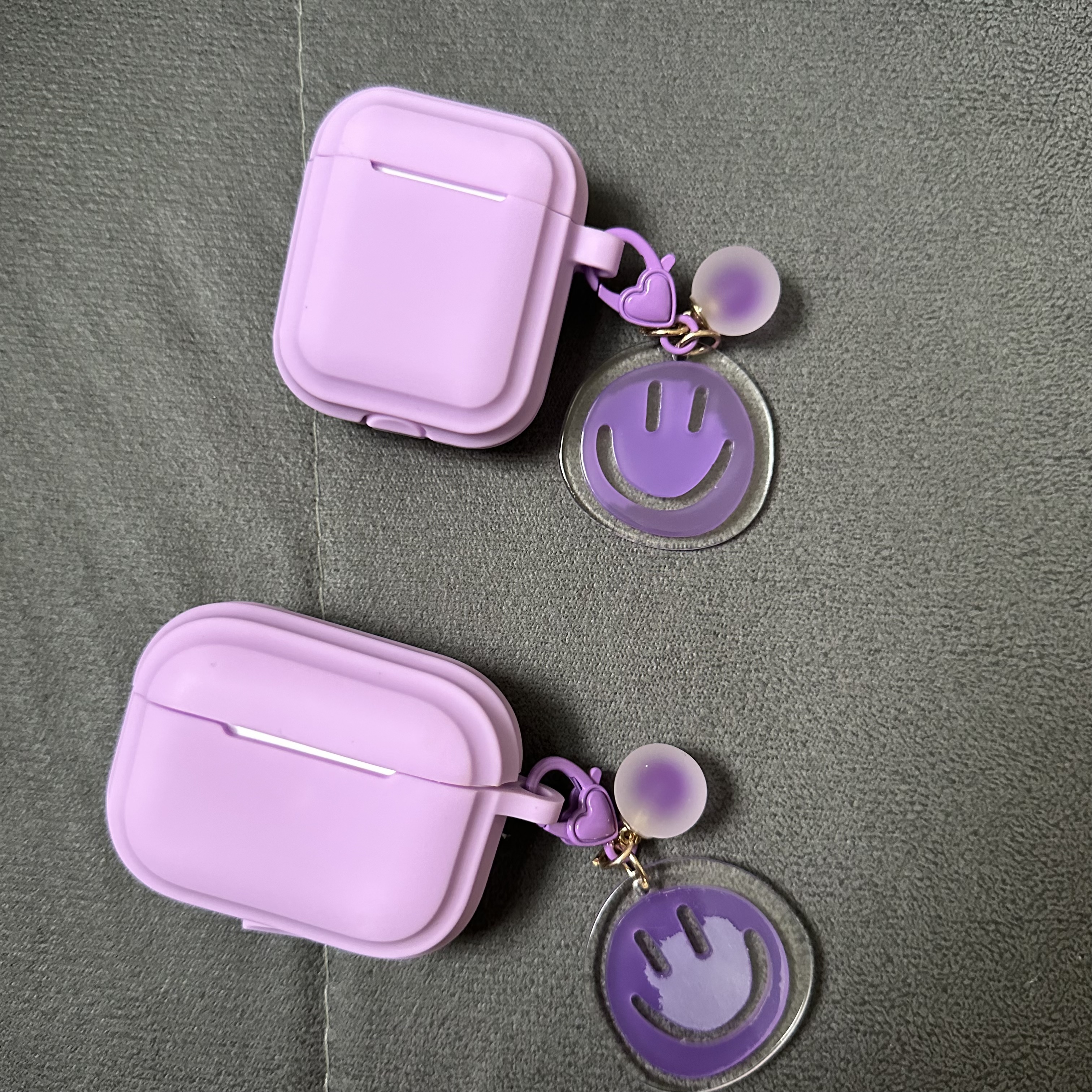 紫色硅胶软壳适用于airpodspro2保护套airpods苹果耳机壳airpods2无线蓝牙airpodspro二代pro2airpods3保护壳