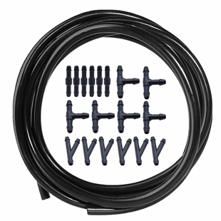 通用型汽车雨刷器喷水管雨刮器玻璃管子接头T型三通Y直通橡胶软管