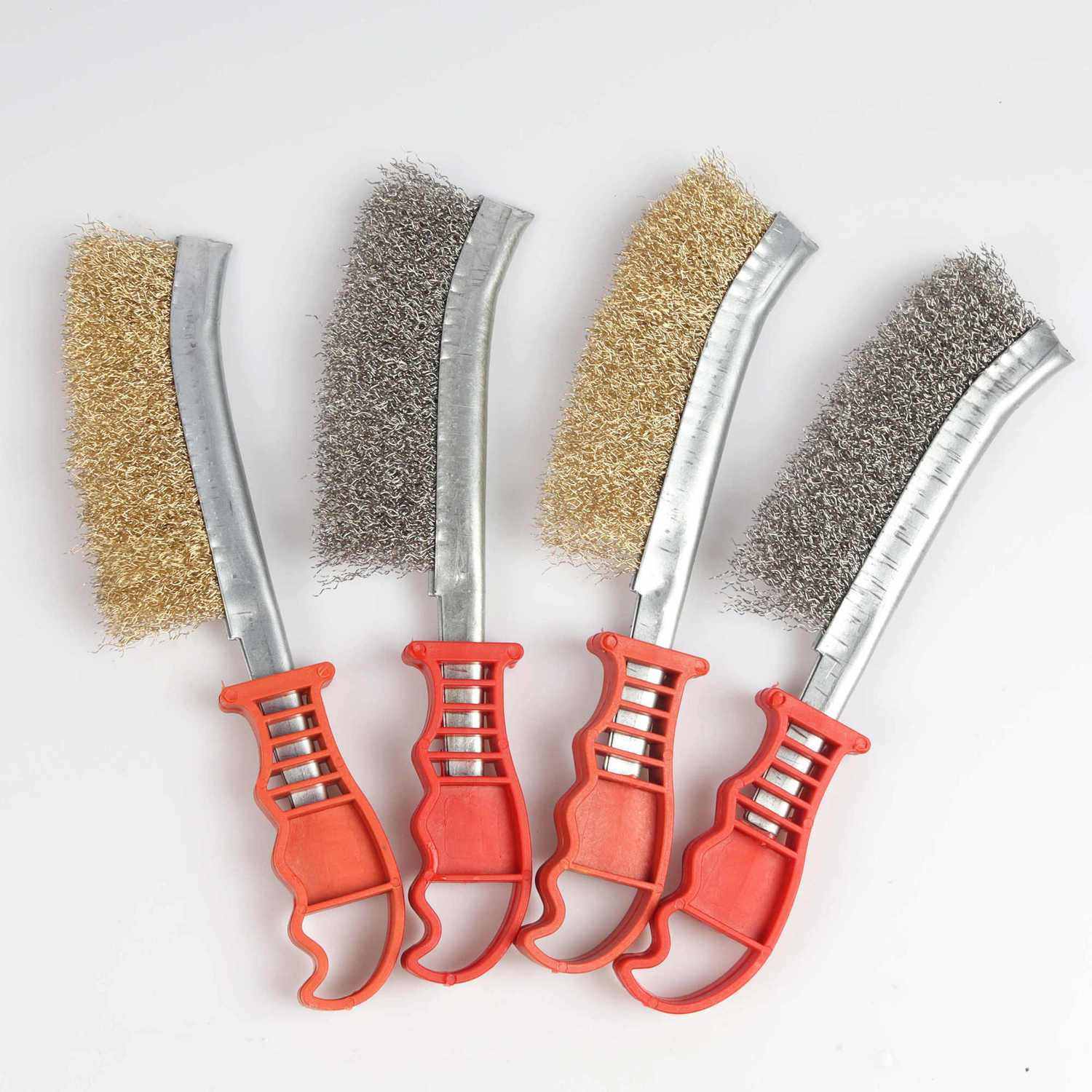 刷子工业除锈抛光用不锈钢钢刷铁丝刀刷家用铁刷钢丝刷烧烤架清洁