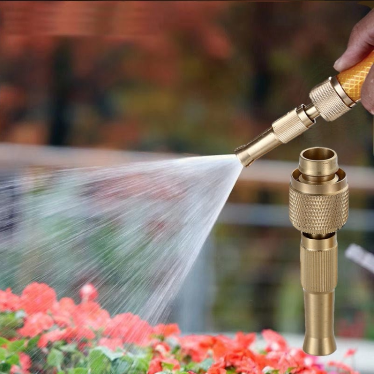 高压直喷水枪家用喷雾浇花神器全铜洒水浇水花洒浇菜水管增压喷头
