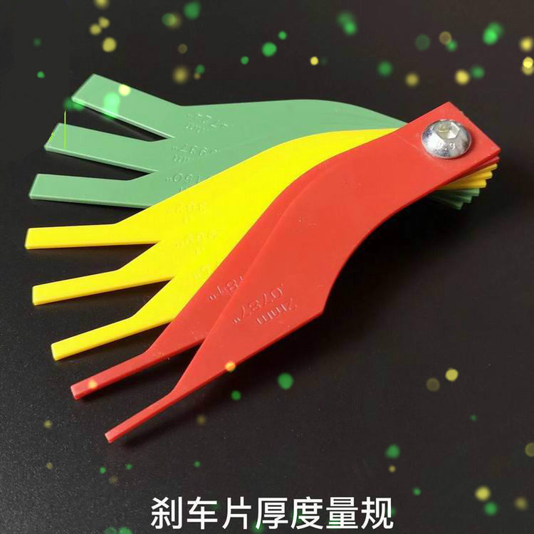 新款片厚度量规刹车片厚薄量规刹车片测量仪工具剎车尺刻度刹车片