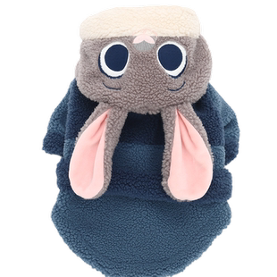 迪士尼朱迪猫咪衣服冬季保暖狗狗小猫疯狂动物城尼克秋冬宠物棉衣