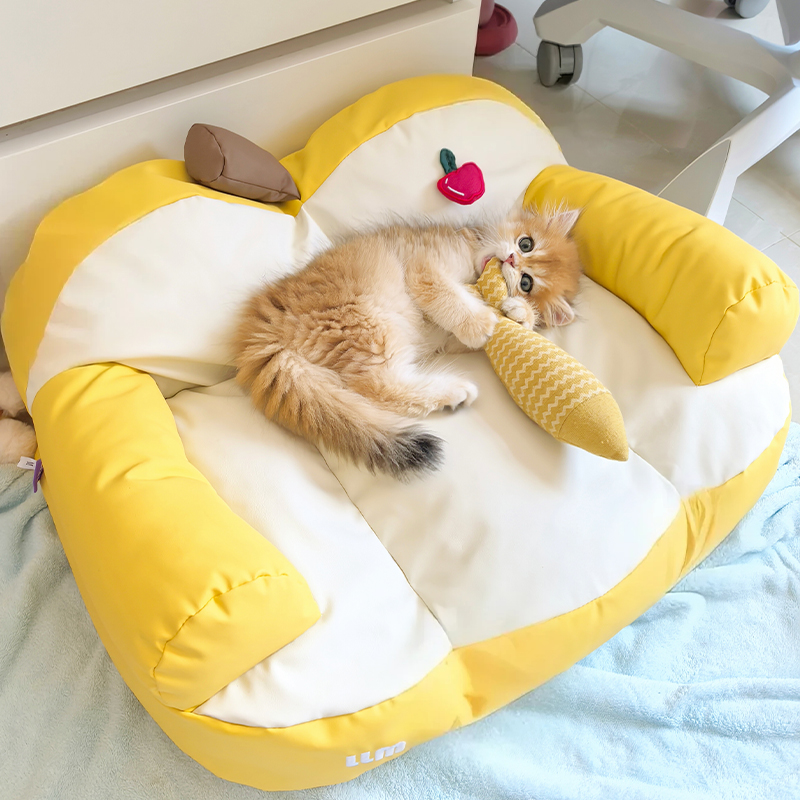 乐乐猫凉感苹果沙发四季猫窝