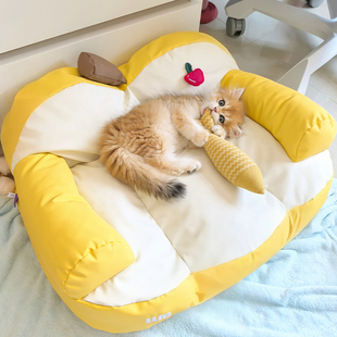 猫窝四季 乐乐猫夏季 通用安全感窝幼猫夏天用宠物苹果沙发猫咪睡窝