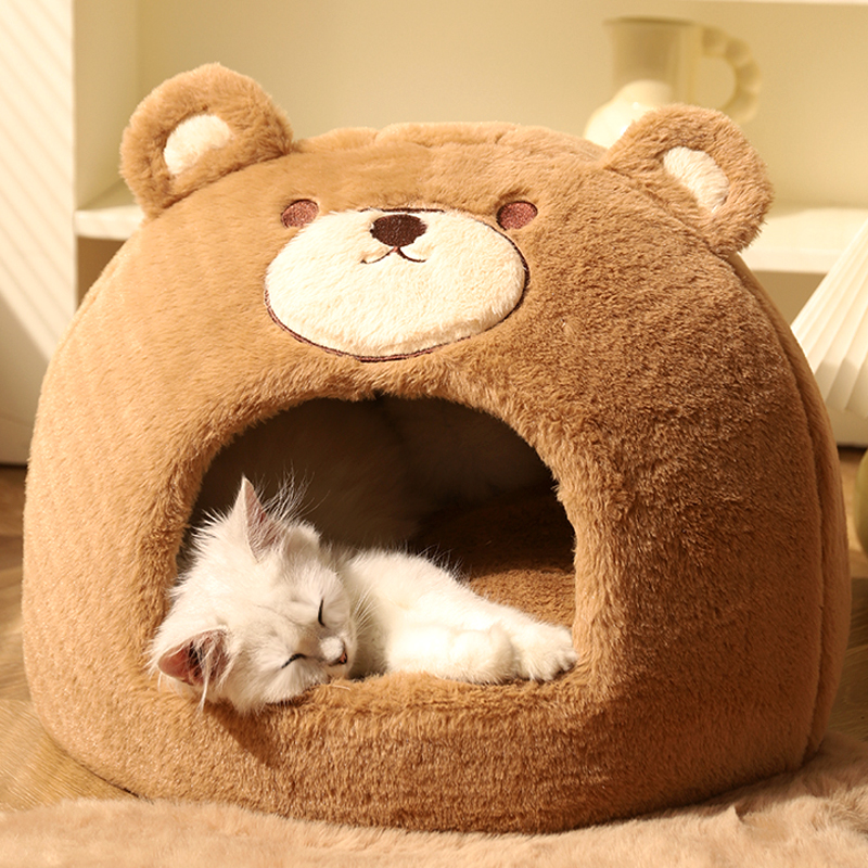 封闭式猫窝冬季保暖加厚猫房子