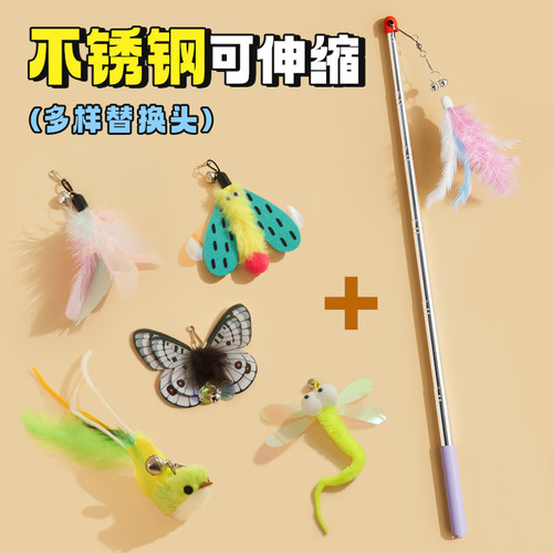 不锈钢超耐用！可伸缩可替换头
