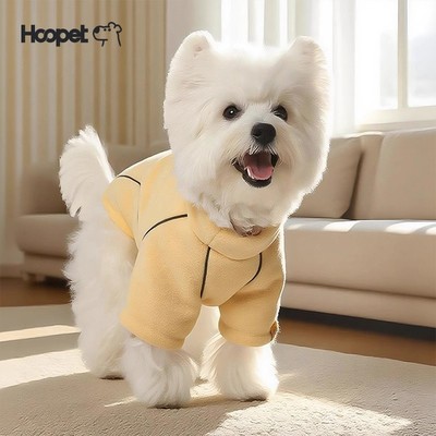 Hoopet登山绒打底衫小狗小猫秋冬外出保暖衣猫咪狗狗宠物防掉毛
