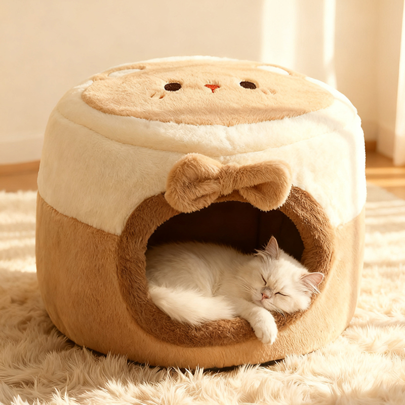 猫窝封闭式冬加厚冬季保暖睡窝