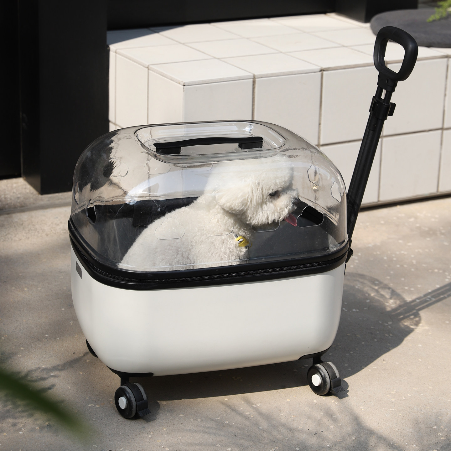 宠物推车狗狗猫咪手推车大容量外出便携遛狗小型犬透明猫包拉杆箱,宠物/宠物食品及用品,宠物推车,淘宝优惠券,粉丝福利购,淘宝优惠卷