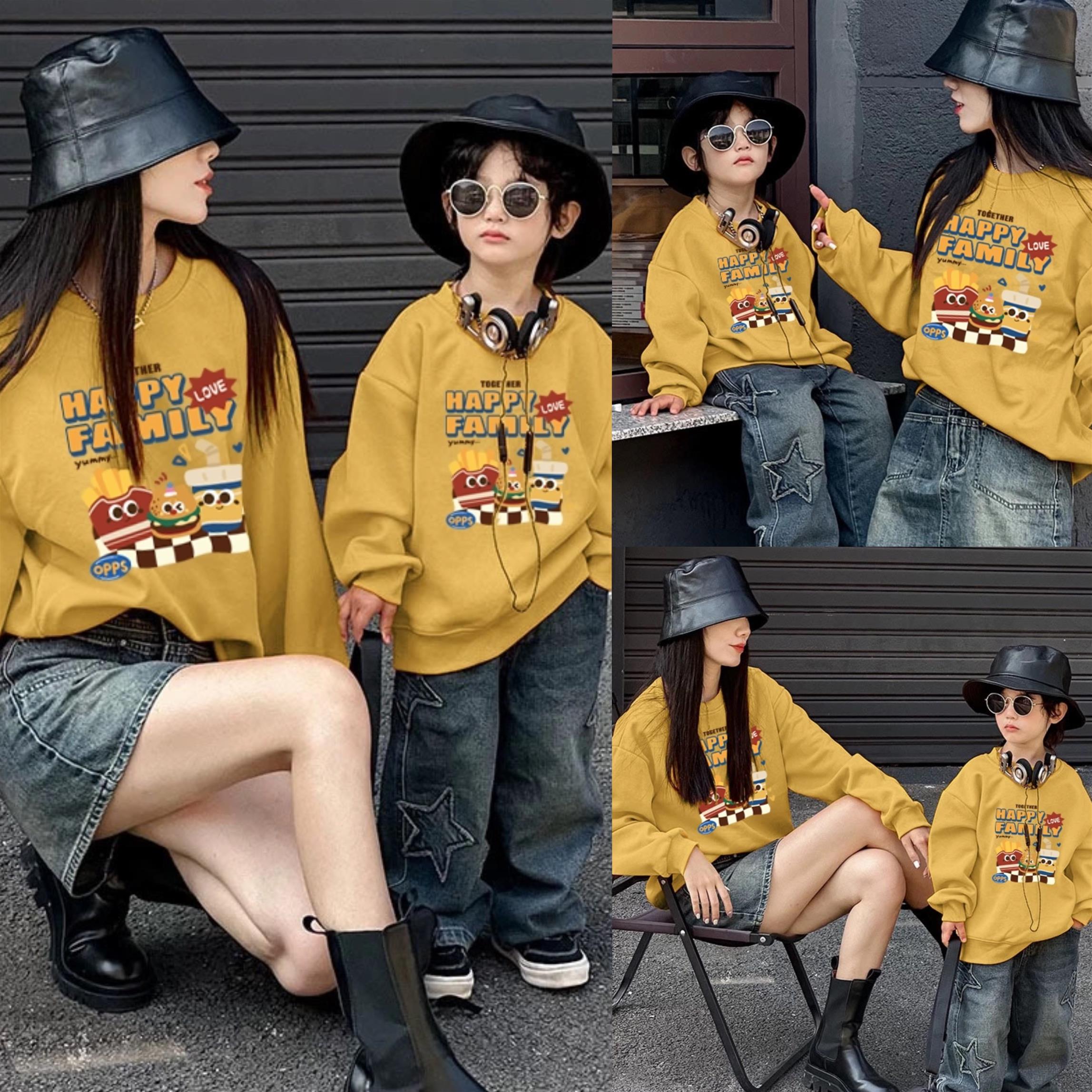 2026新款亲子装母女一家三口