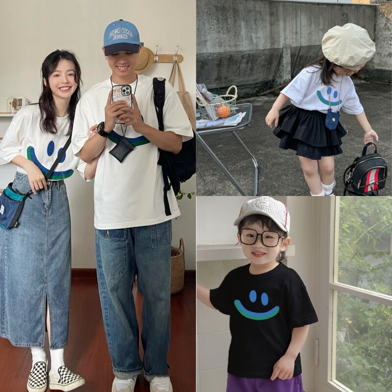 圆小柒亲子装新款夏季一家