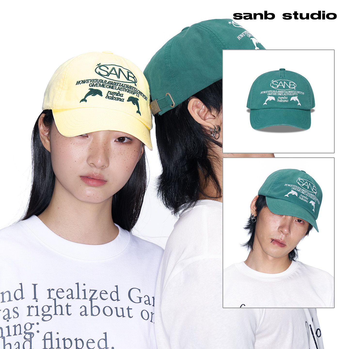 SANB Dualfin2026春夏通勤百搭显脸小日常休闲韩系简约棒球帽男女