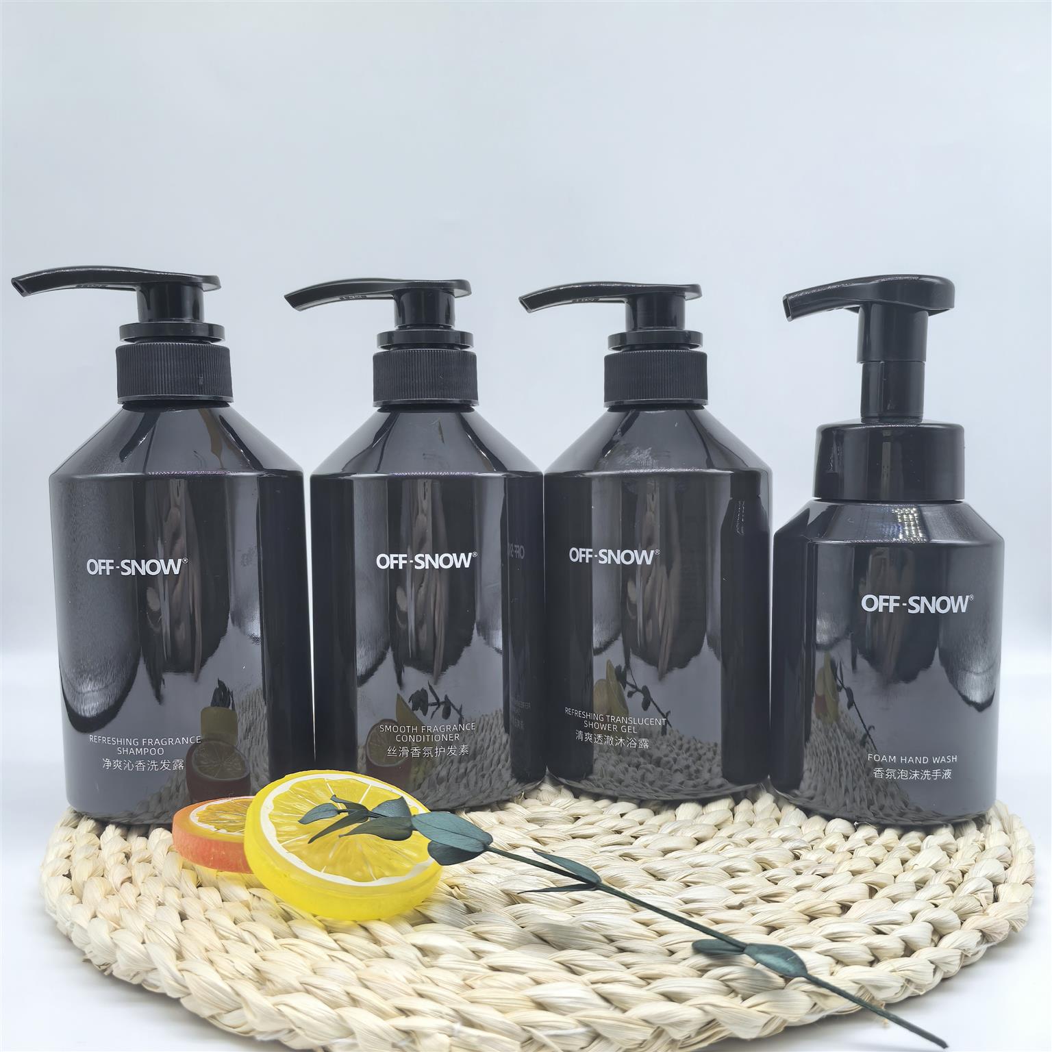 亚朵生活酒店同款萨和原厂洗护强韧丰盈洗发水沐浴露护发素500ml