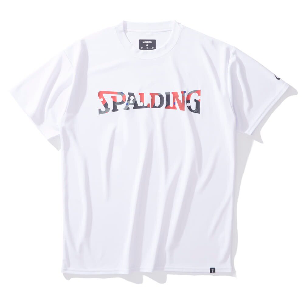 日本Spalding/斯伯丁运动上衣男速干半袖T恤黑色短袖训练服体恤衫