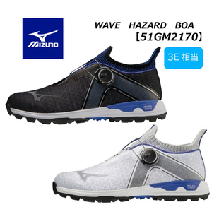 日本Mizuno美津浓高尔夫球鞋男2022新款golf防水皮鞋boa旋钮鞋子