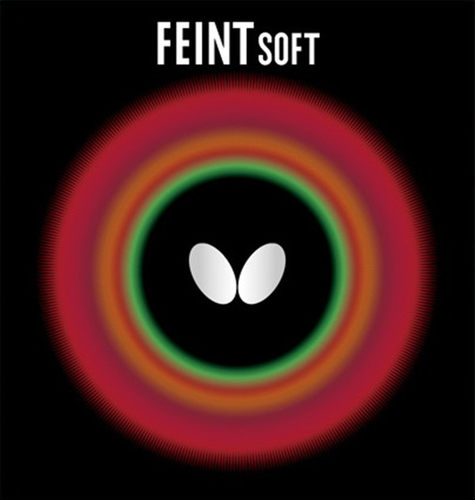 新款日本正品Butterfly蝴蝶乒乓球胶皮Feint soft长胶何卓佳同款