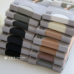 春秋薄款 袜女 80D哑光天鹅绒不透肉光腿肤色丝袜基础纯色打底连裤