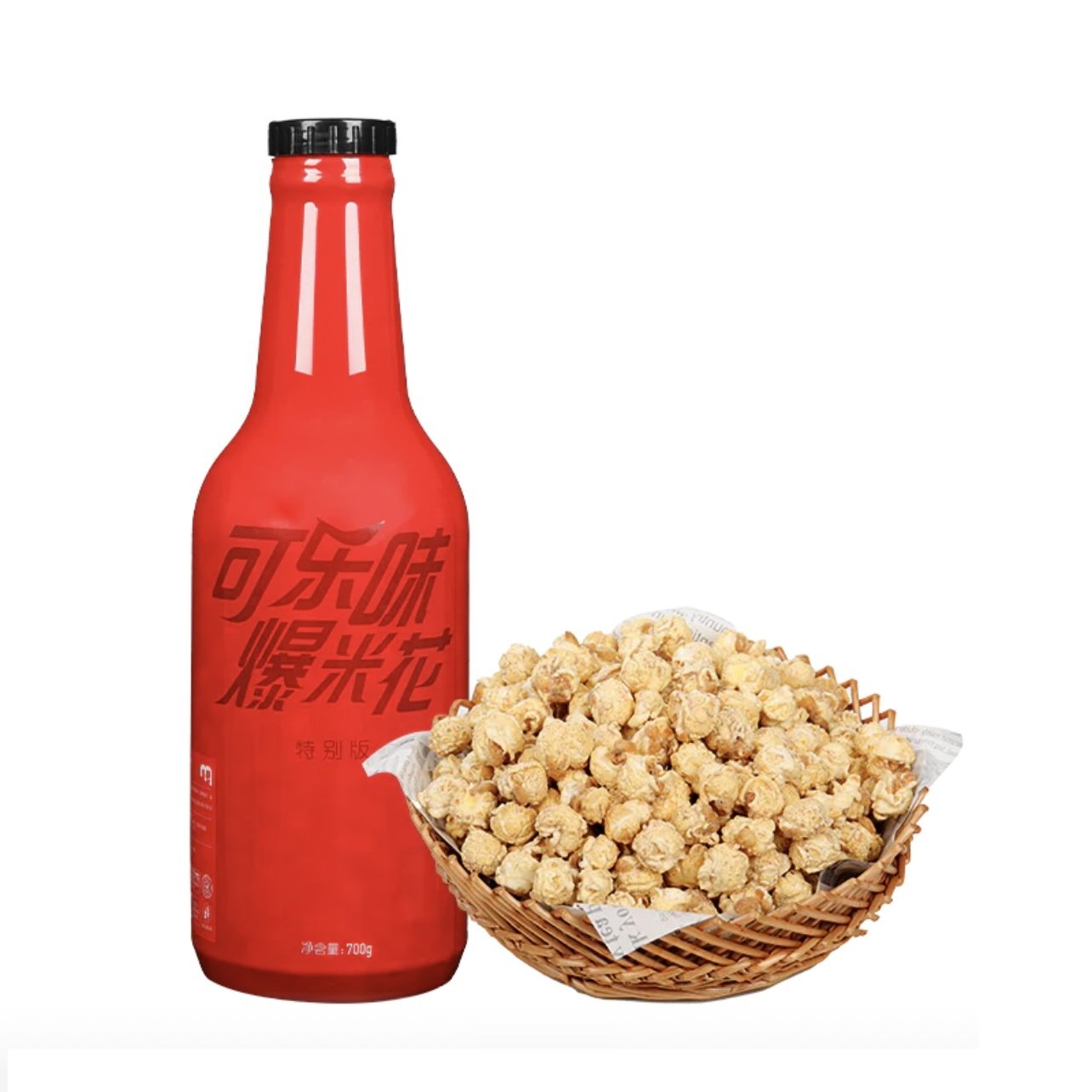 麦德龙 麦臻选 可乐味 爆米花 特别版 百乐储蓄瓶 700g