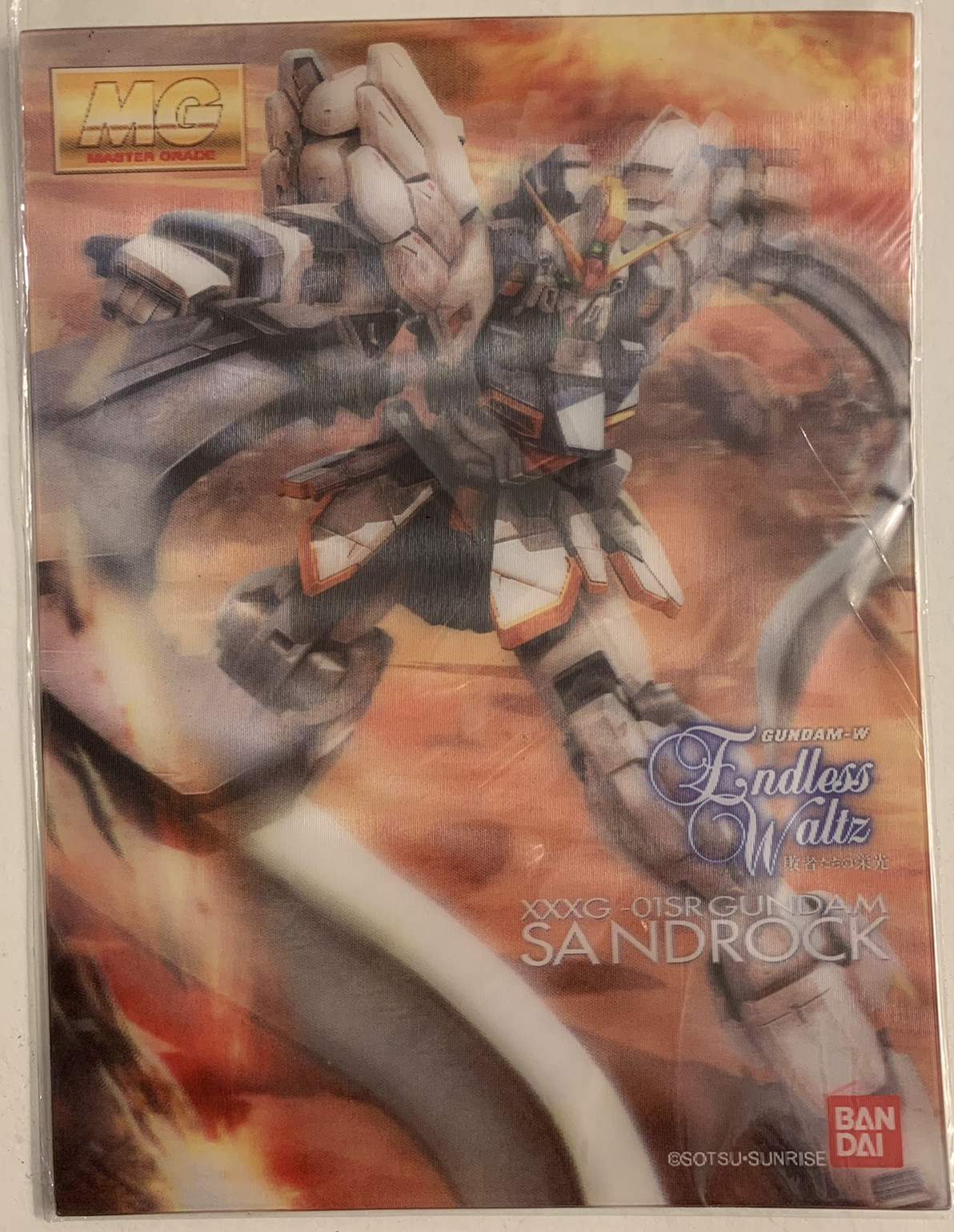 万代 MG W 高达 模型 1/100 沙漠 初回 特典 纪念 3D 限定版 卡片
