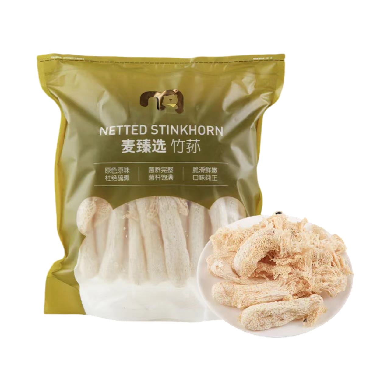 麦德龙麦臻选MC竹荪120g