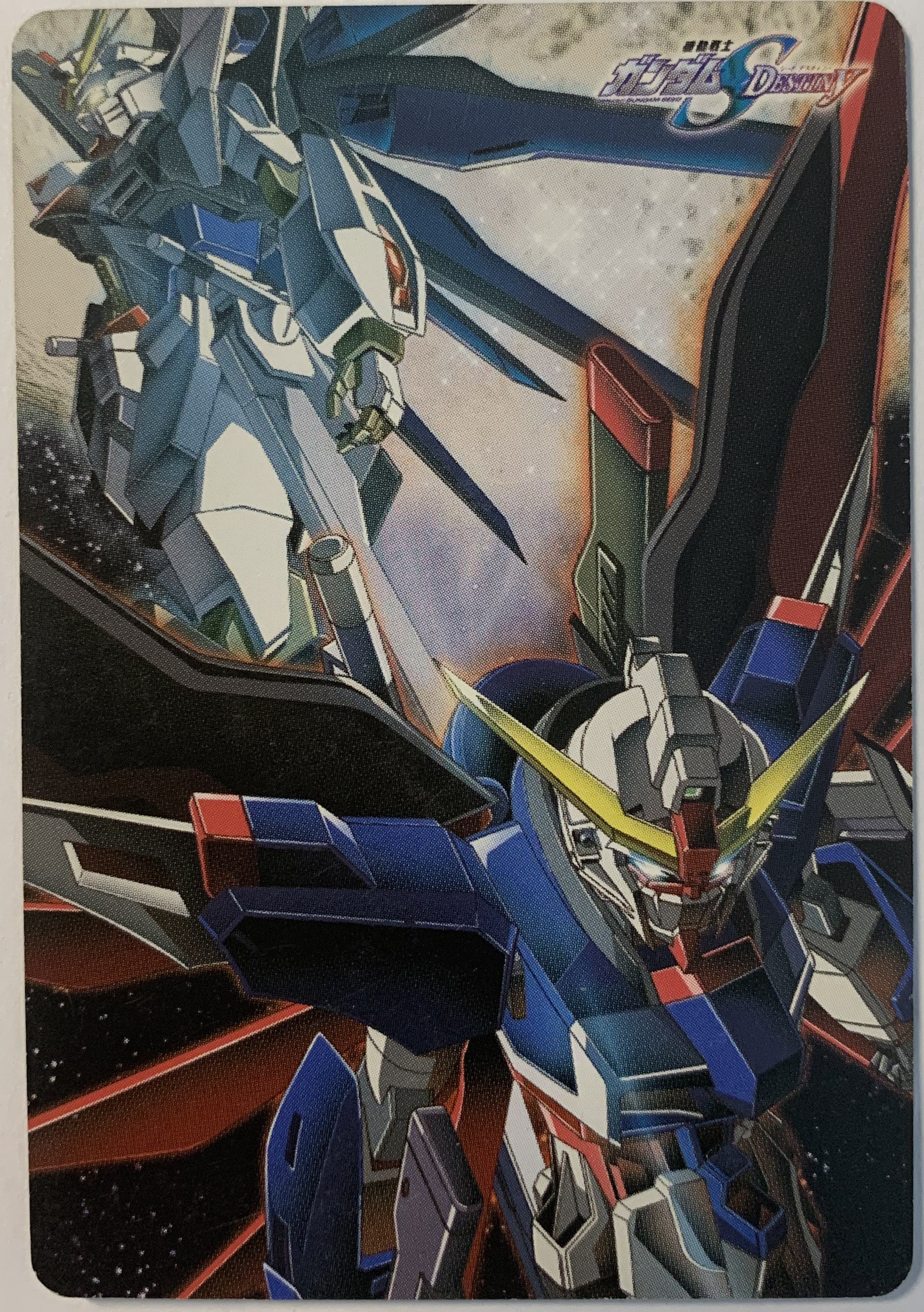 高达 seed 命运 强袭 自由 插画 收藏卡