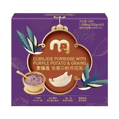 麦德龙麦臻选紫薯杂粮燕窝粥