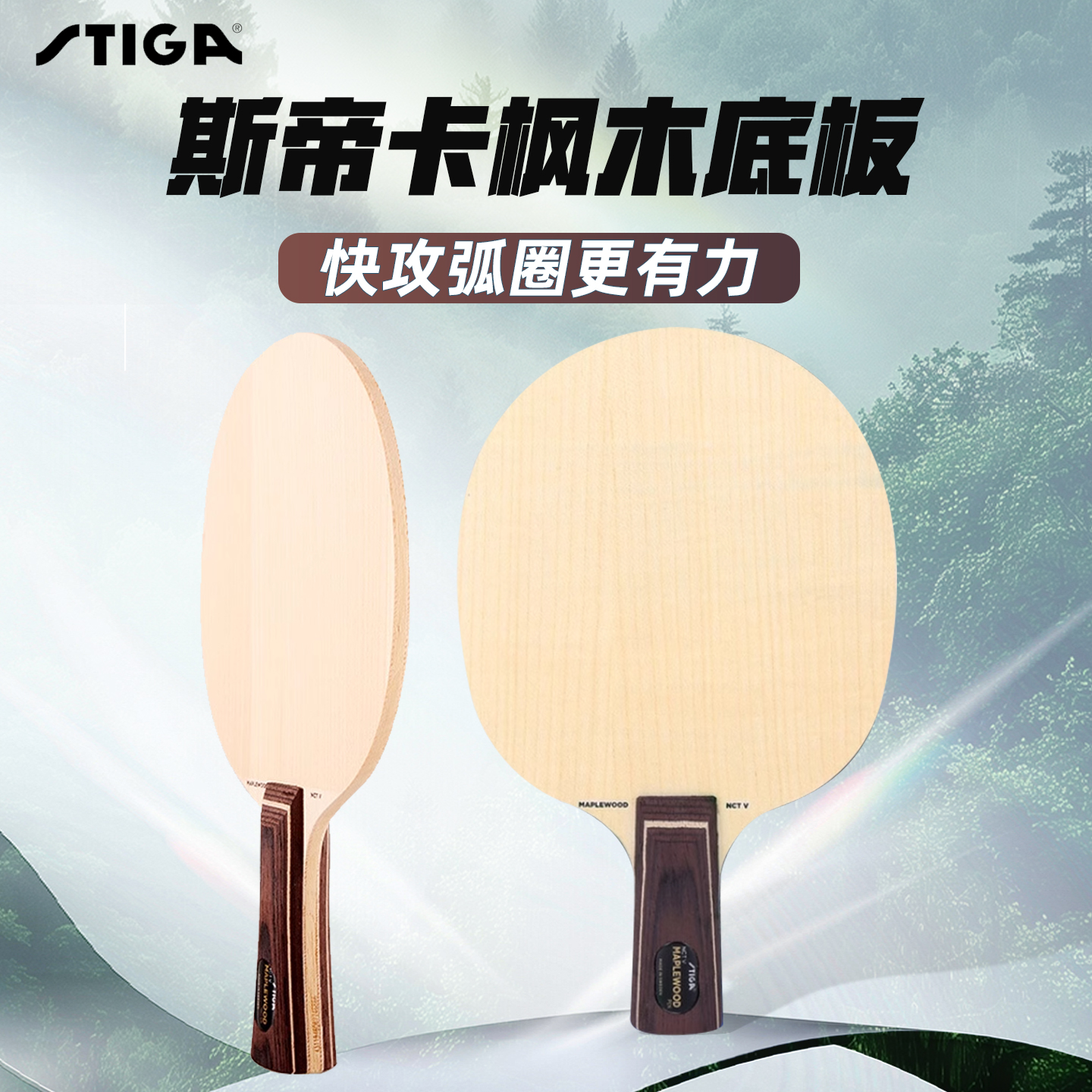 斯帝卡枫木5枫木7专业级正品球拍