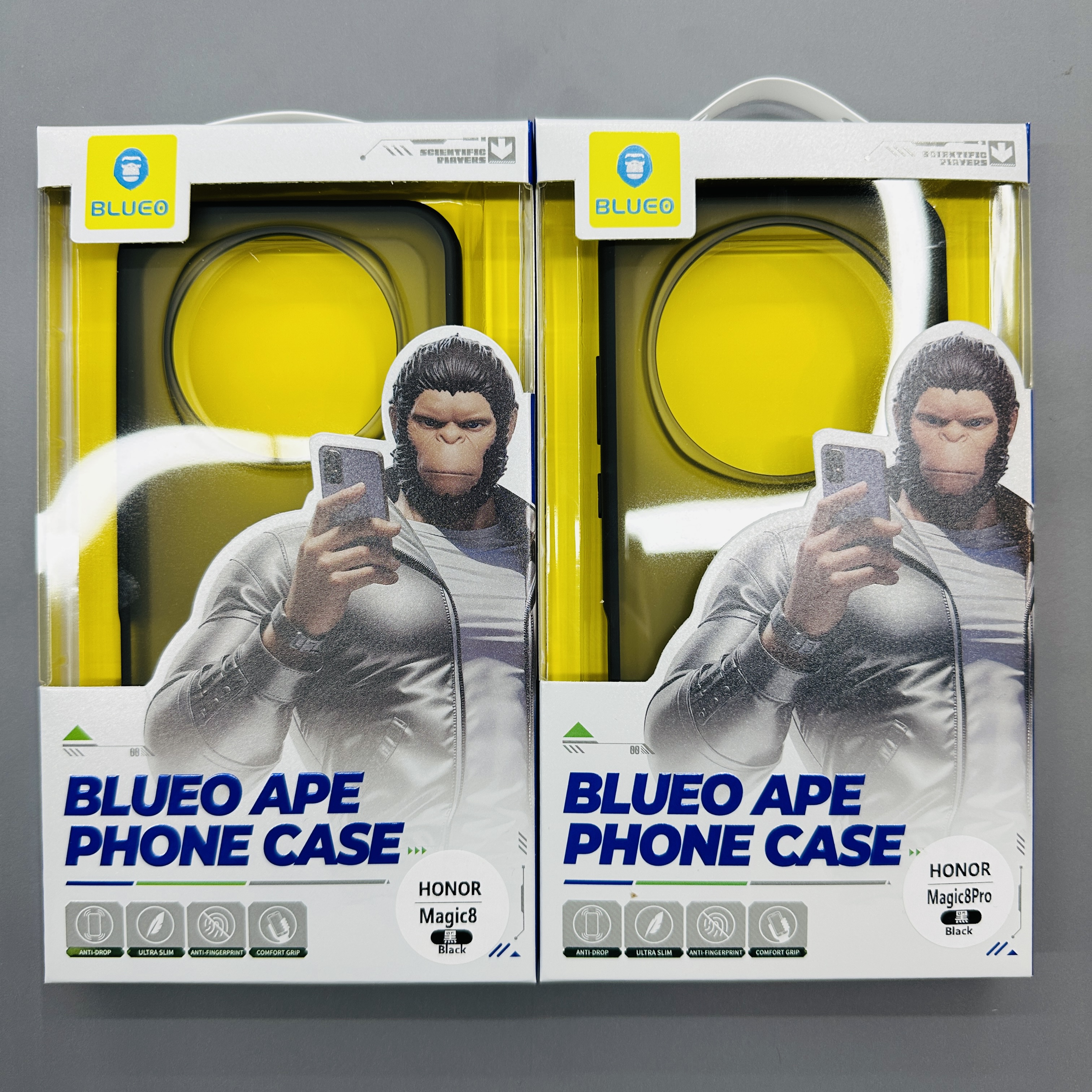 荣耀magic5肤感磨砂防摔全包蓝猩