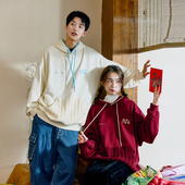 Brand男装 女装 可爱小蛇本命年红色卫衣女款 PSO 情侣外套上衣冬季