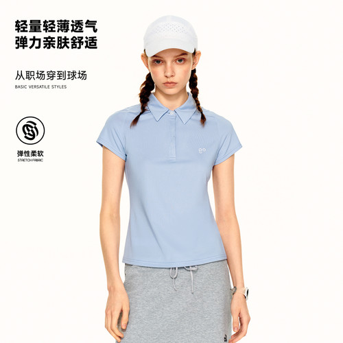 PSO Brand男装女装翻领户外运动短袖t恤女休闲透气Polo衫网球上衣
