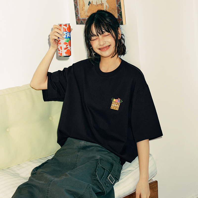 PSO Brand男女装【五合一】抗紫外线休闲透气运动刺绣短袖T恤上衣