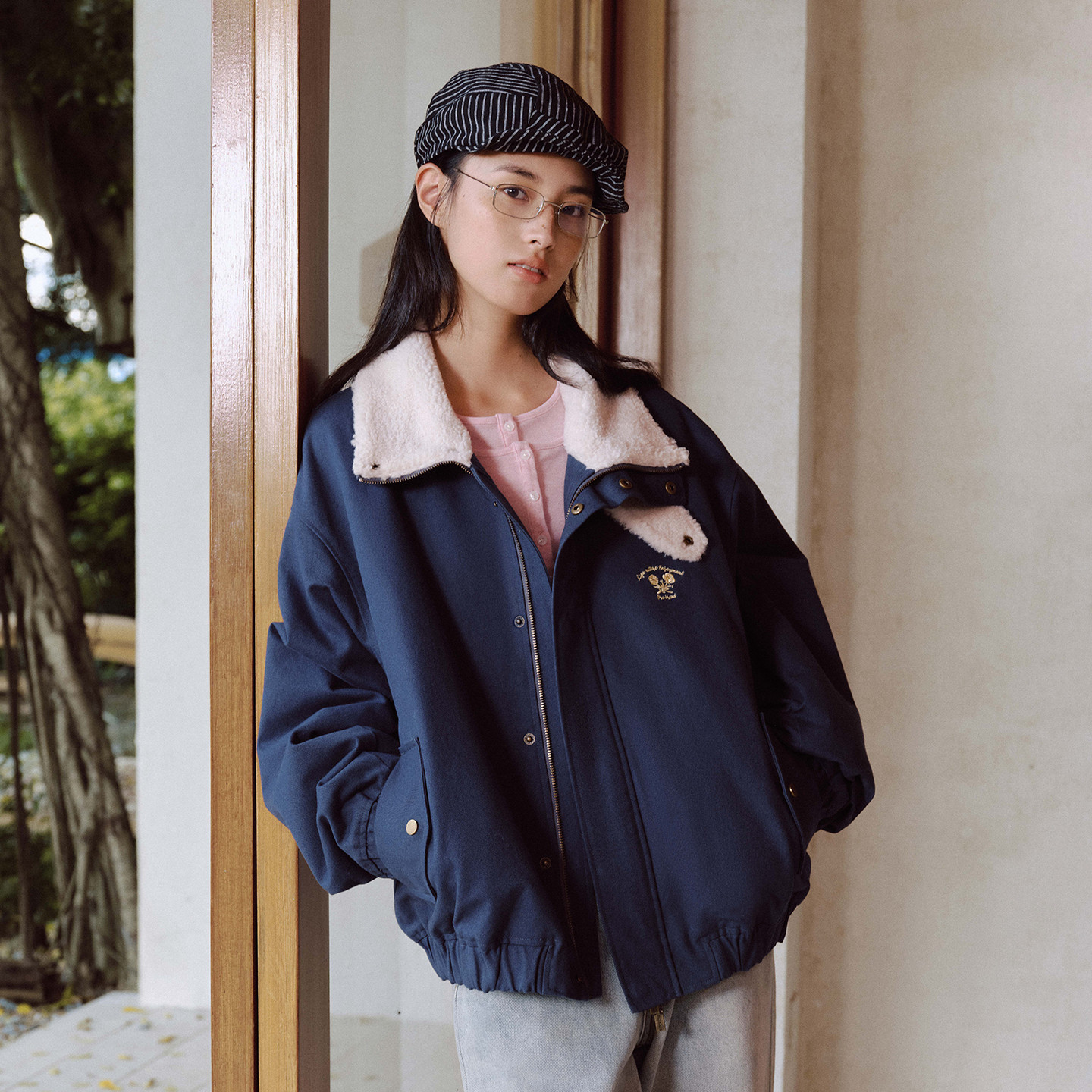 PSO Brand男装女装毛绒领撞色立领保暖棉服女款冬季宽松休闲外套,男装,棉衣,淘宝优惠券,粉丝福利购,淘宝优惠卷