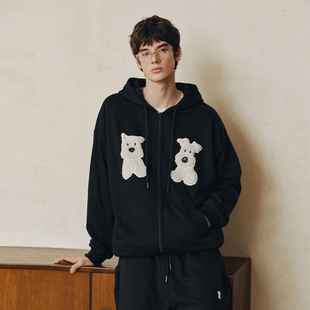 可爱西高地连帽卫衣外套情侣装 PSO 恒温暖皮 女装 秋 Brand男装