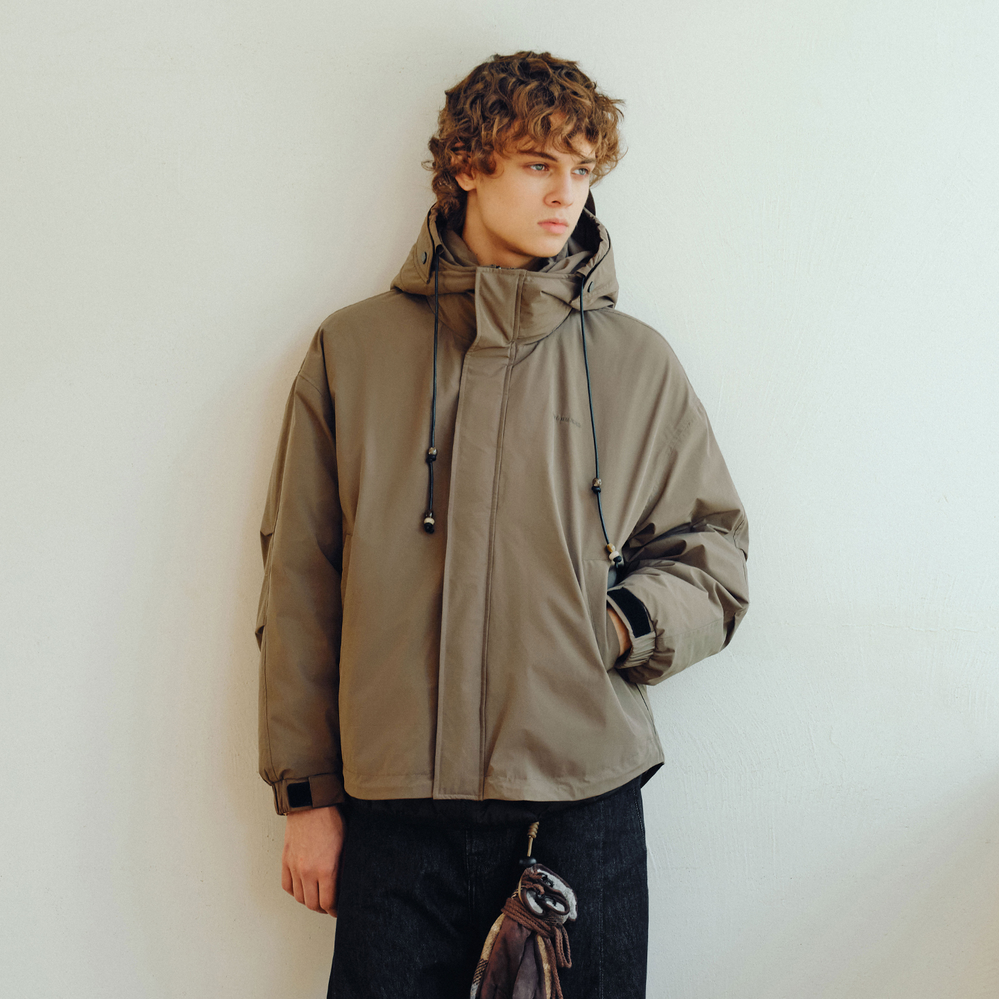 PSO Brand男装女装【90绒】假两件连帽风衣宽松厚羽绒服外套男款