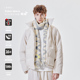 Brand男装 女装 WHITE PSO 90绒 褶皱肌理立领羽绒服外套