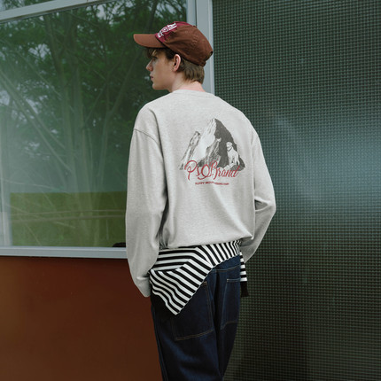 PSO Brand男装女装【7A抗菌】三合一登山犬户外针织长袖T恤上衣潮