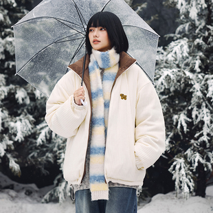 冬季 PSO 双面穿90绒立领加厚羽绒服女款 女装 保暖外套潮 Brand男装