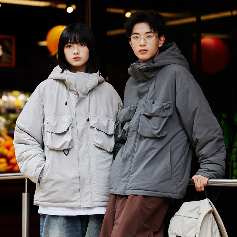 口袋棉衣PSOBrand秋季