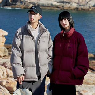 340克仿麂皮绒立领90绒羽绒服保暖加厚冬外套 女装 PSO Brand男装