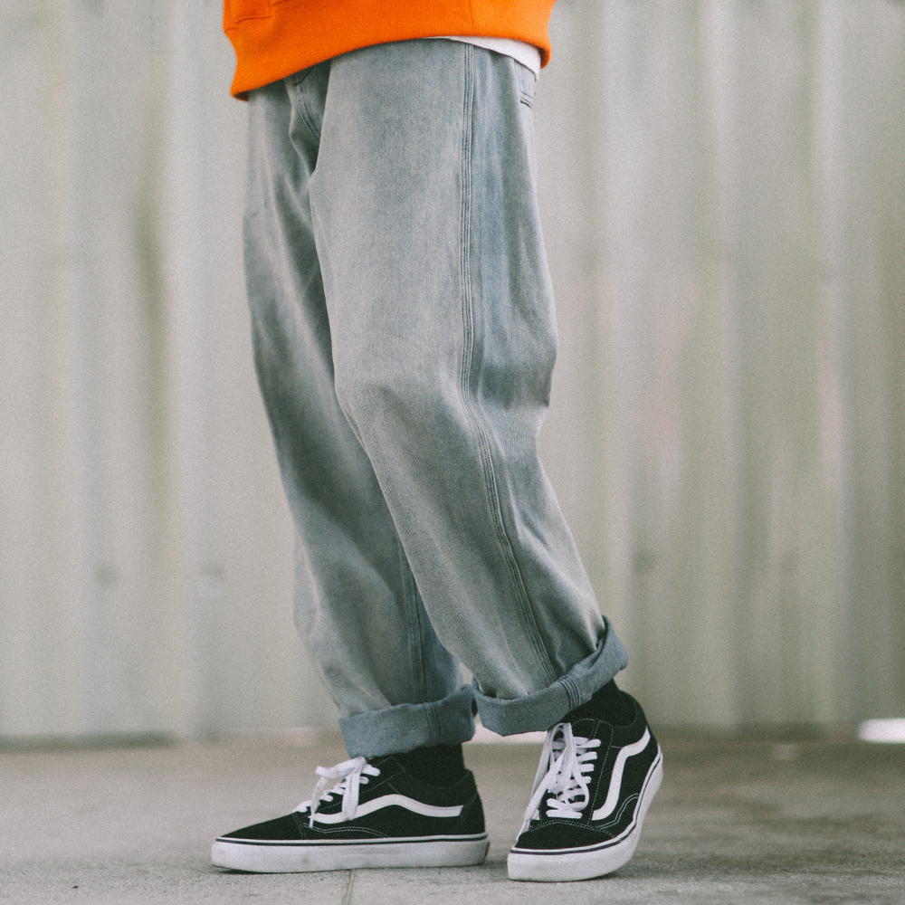PSO Brand 18SS1×ö¾É¸´¹Å¿íËÉֱͲţ×пãÄÐdzɫ³±ÅÆÀ«ÍÈÐÝÏÐÄпã