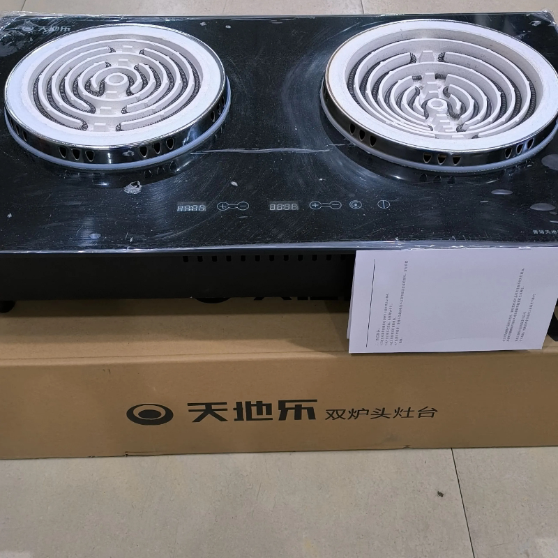天地乐220V触控电热丝灶BL-C5500,平盘2000瓦,凹盘3500瓦，无插头
