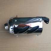 消音器 汽油发电机配件168f 2.5kw3KW机组消声器 2kw 排气管 170f