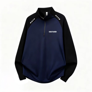 VDOUT运动长袖 篮球训练透气跑步健身T恤 专业速干投篮服男美式