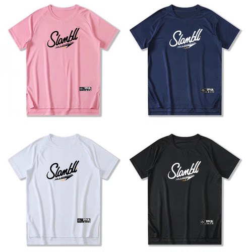 SLANNBLL美式速干篮球短袖投篮服T恤训练服运动跑步网眼透气半袖